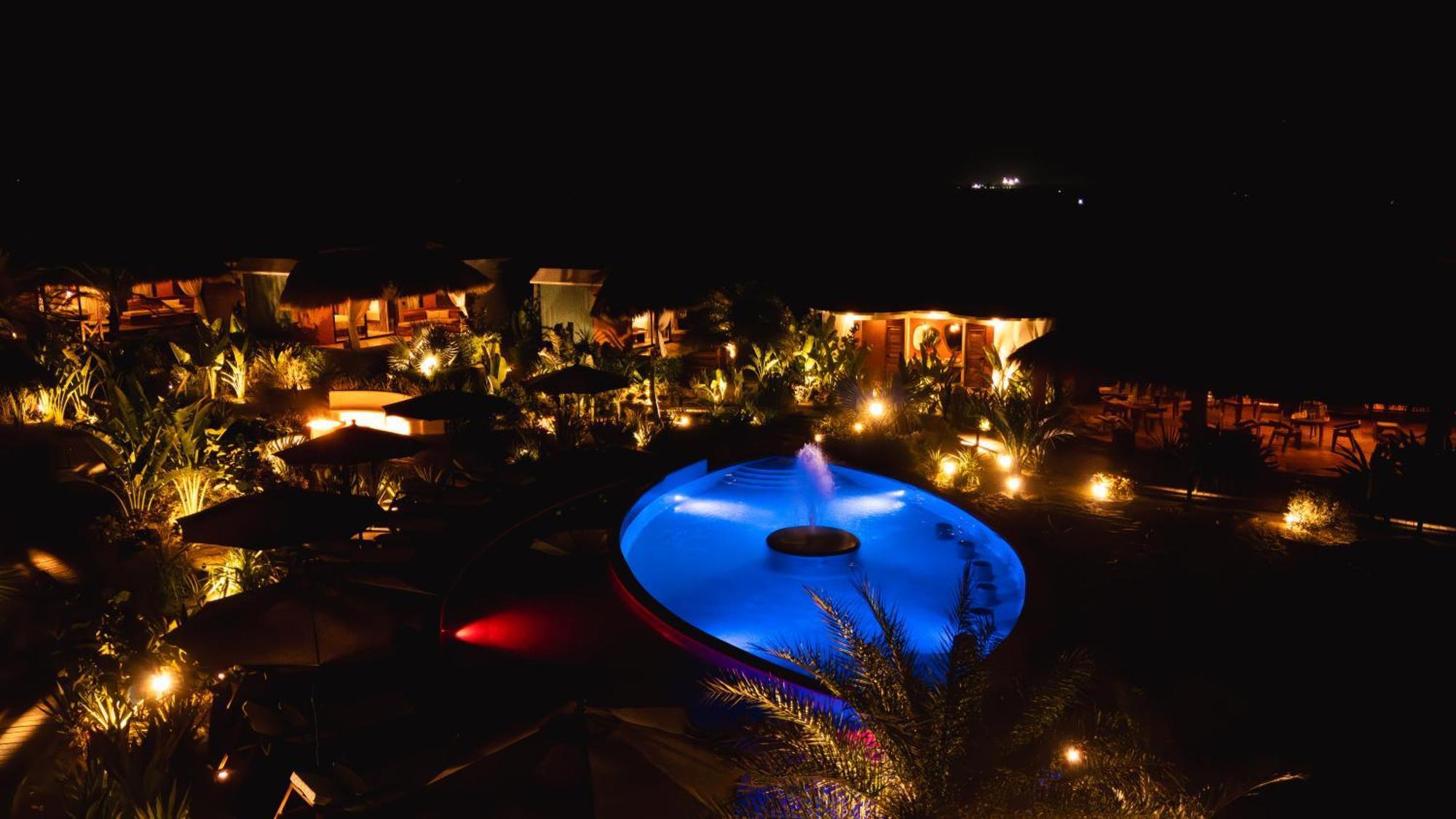 ホテル Lu Vee Oasis プエルト・エスコンディード エクステリア 写真